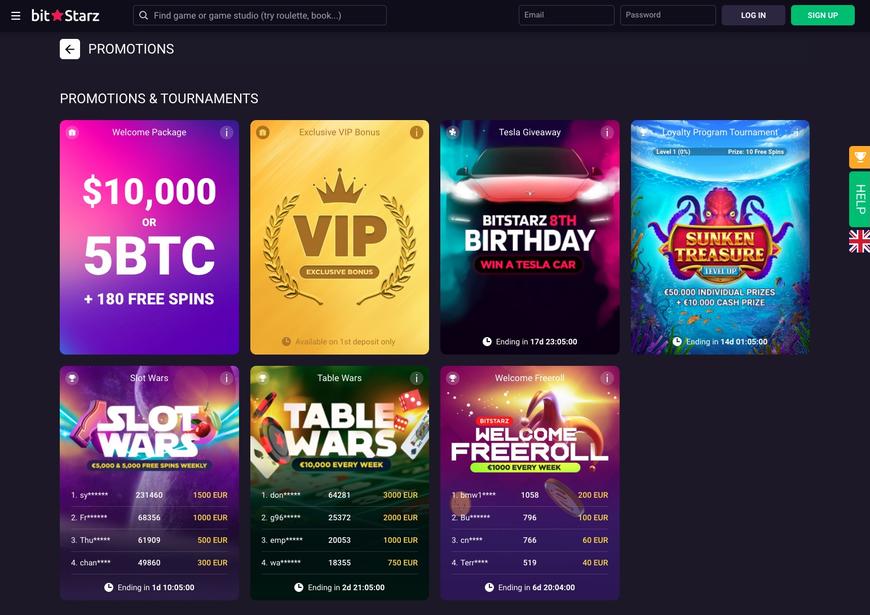 Bitstarz Casino Payment Methods