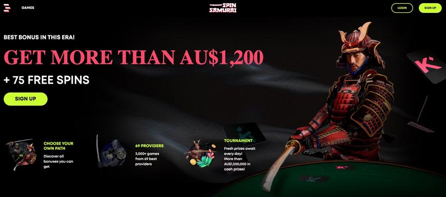  Spin Samurai Casino