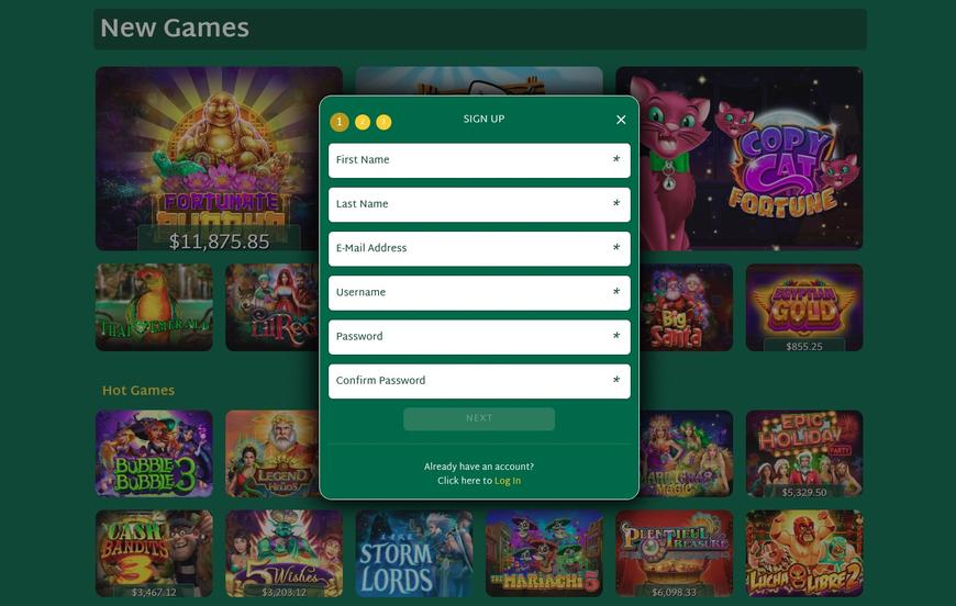 FairGo Casino Registration