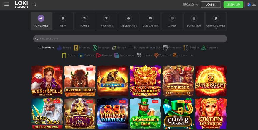 Loki Casino Pokie Machines