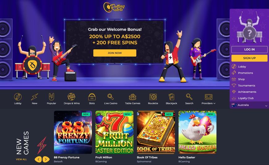 Rolling Slots Casino
