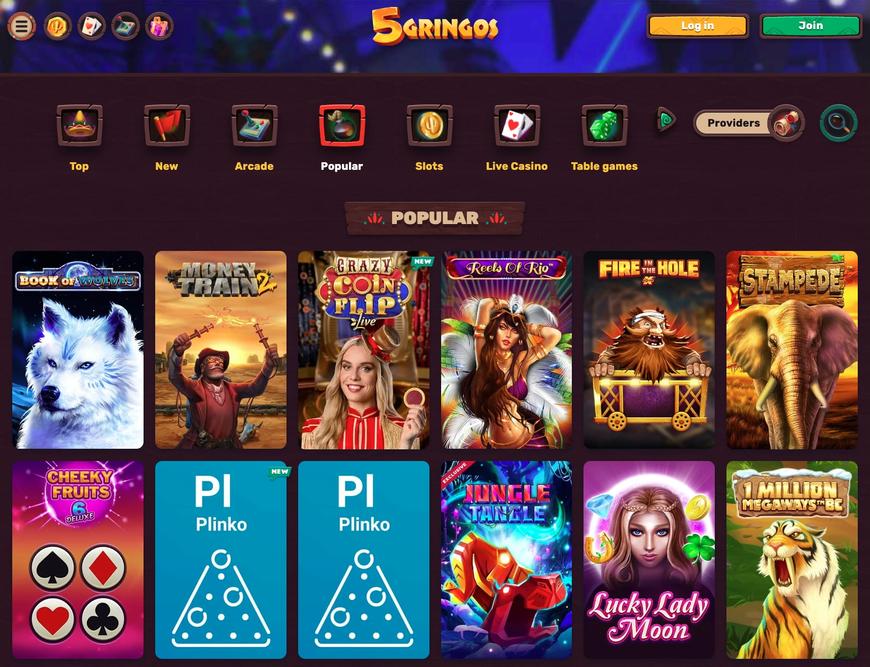 5 Gringos Casino Pokies