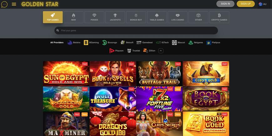 Golden Star Casino Pokies