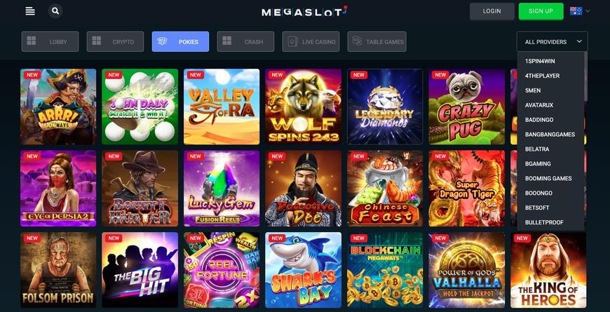 Megaslot Casino Pokies