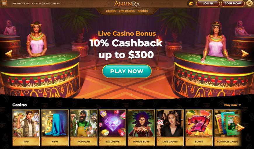 AmunRa Casino Review
