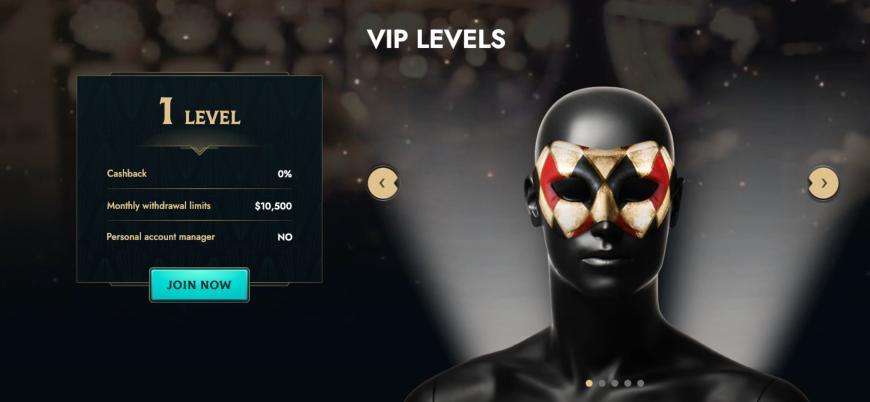Vip levels